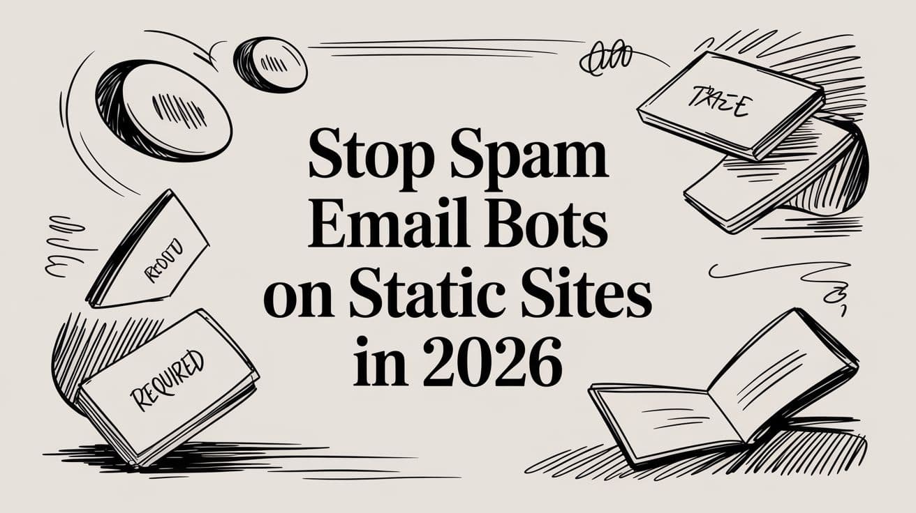 Stop Spam Email Bots on Static Sites in 2026