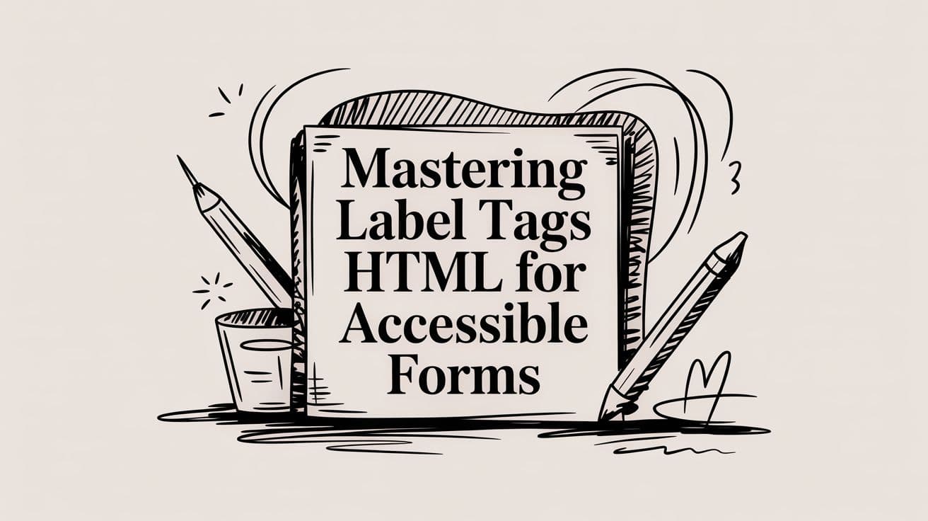 Mastering label tags html for Accessible Forms