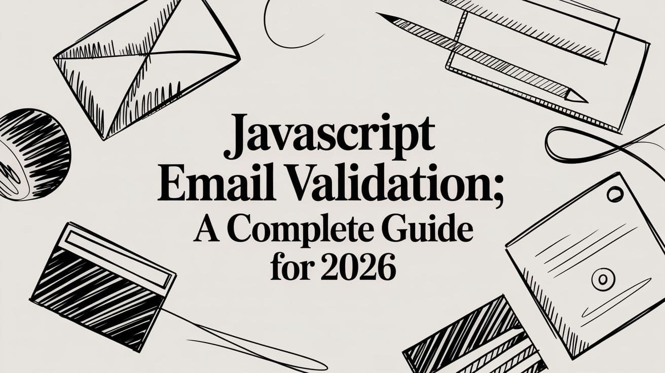 JavaScript Email Validation: A Complete Guide for 2026
