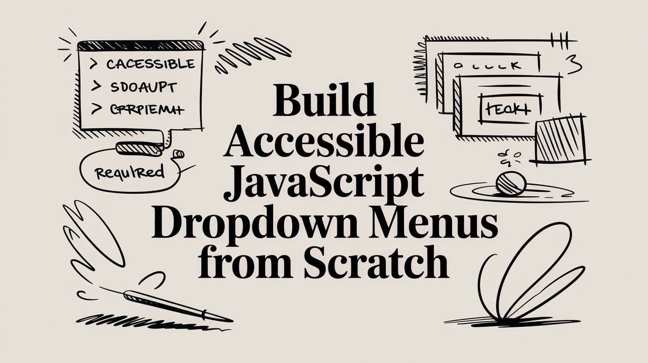 Build Accessible JavaScript Dropdown Menus From Scratch