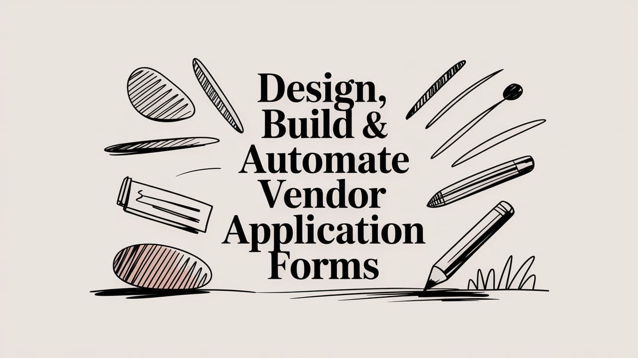 Design, Build & Automate Vendor Application Forms