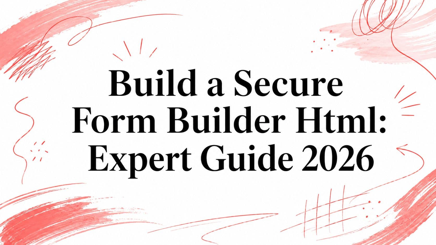 Build a Secure Form Builder Html: Expert Guide 2026