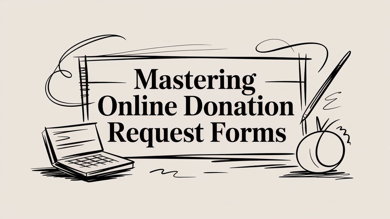 Mastering Online Donation Request Forms