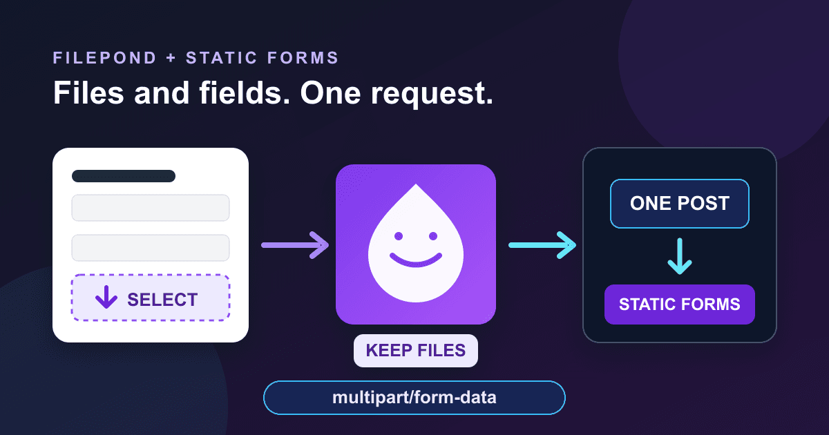 Build a FilePond Upload Form Without an Upload Server