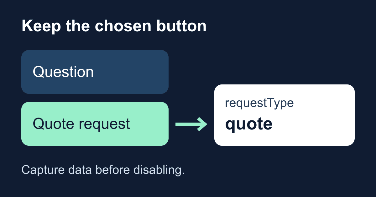 Multiple submit buttons: keep the chosen value in FormData